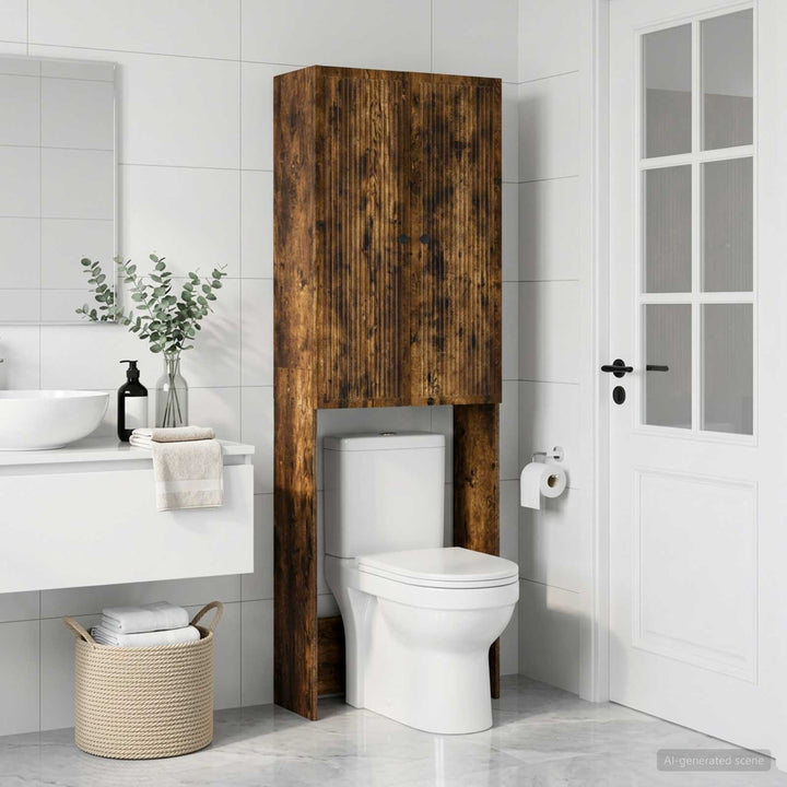 Toilet Skab EDE Røget eg 66 x 25,5 x 190 cm Konstrueret træ