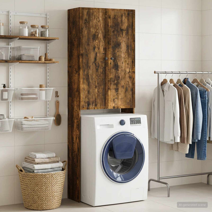 Toilet Skab EDE Røget eg 66 x 25,5 x 190 cm Konstrueret træ