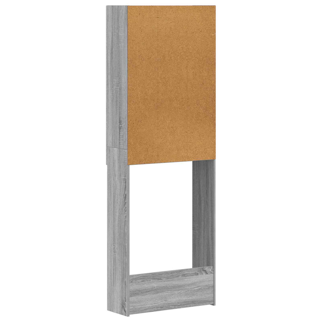 Toilet Skab EDE Grå Sonoma 66 x 25,5 x 190 cm Konstrueret træ