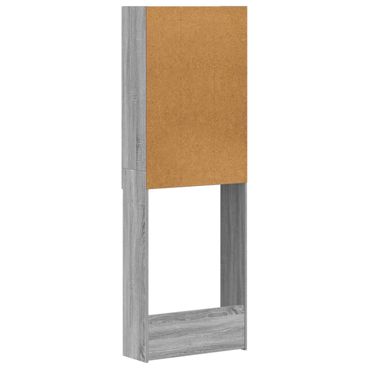 Toilet Skab EDE Grå Sonoma 66 x 25,5 x 190 cm Konstrueret træ