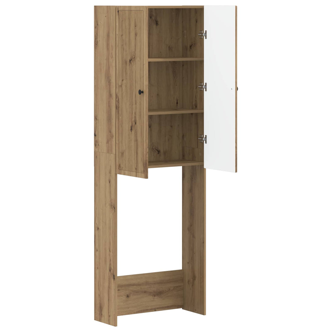 Toilet Skab EDE Artisan-eg 66 x 25,5 x 190 cm Konstrueret træ