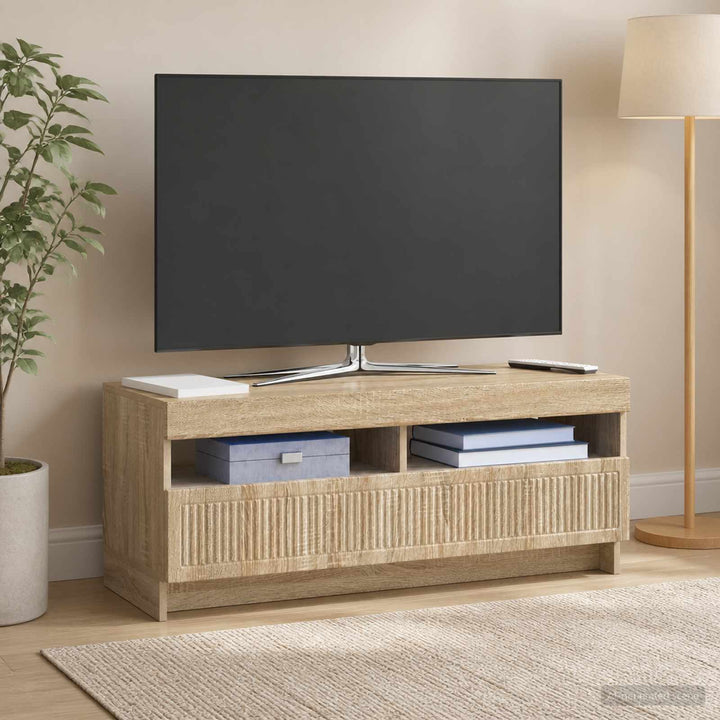 LED TV-skab Sonoma-eg Konstrueret træ