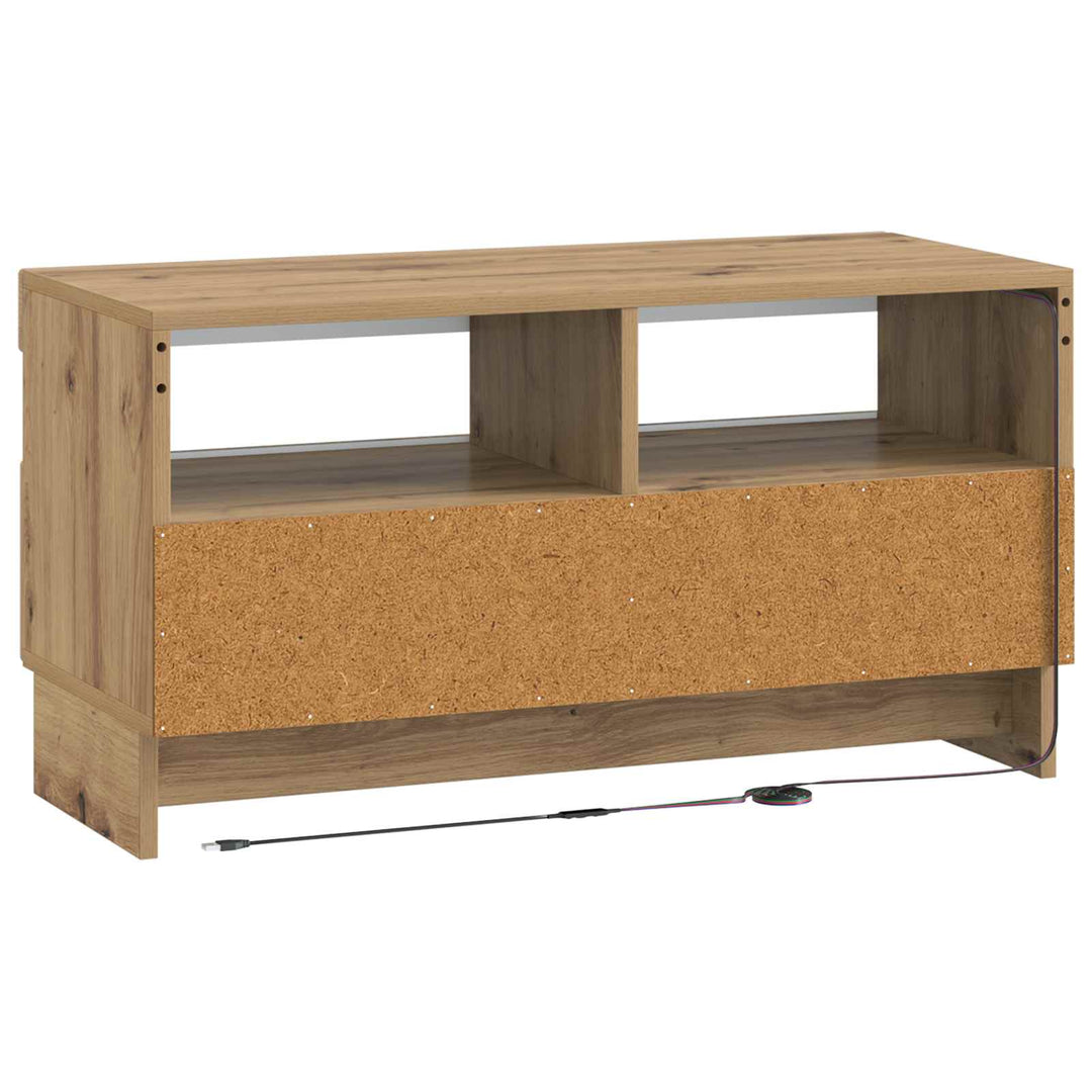 LED TV-skab Artisan-eg Konstrueret træ