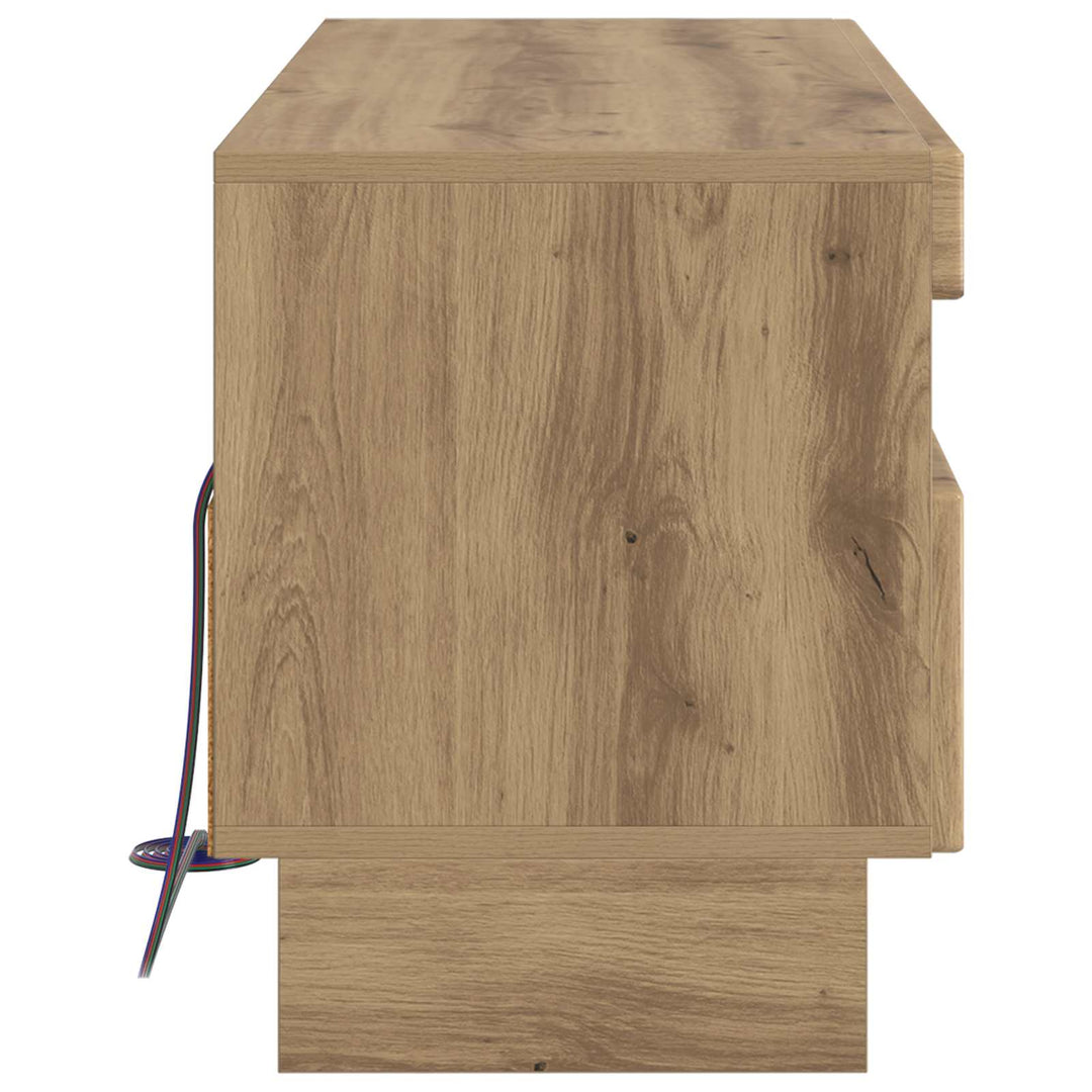 LED TV-skab Artisan-eg Konstrueret træ