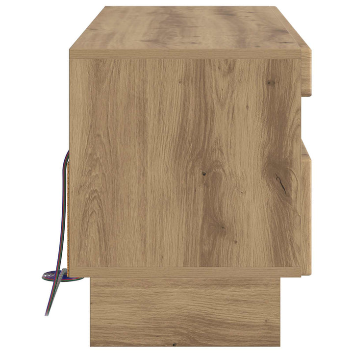 LED TV-skab Artisan-eg Konstrueret træ