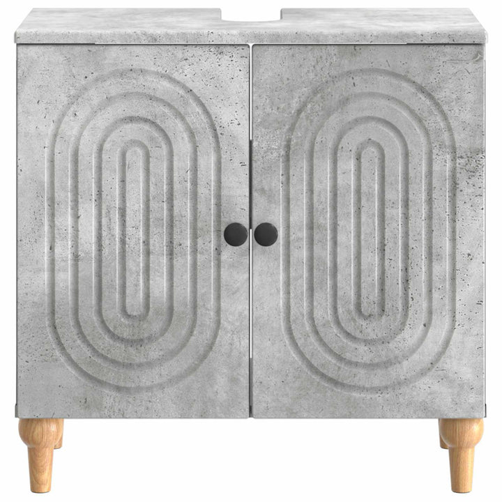Badeværelsesskabsunder ALKMAAR Betongrå 59,5 x 31,5 x 59 cm