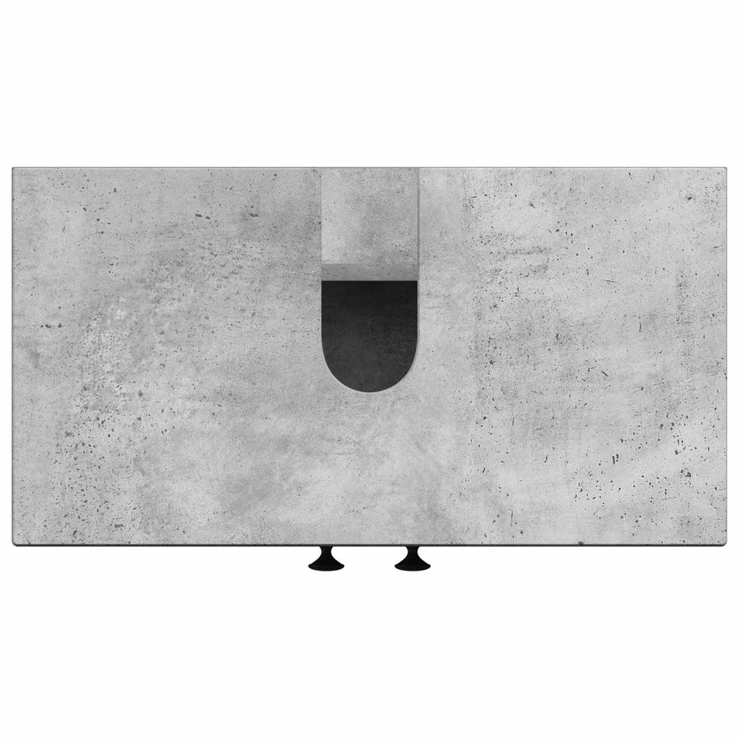 Badeværelsesskabsunder ALKMAAR Betongrå 59,5 x 31,5 x 59 cm