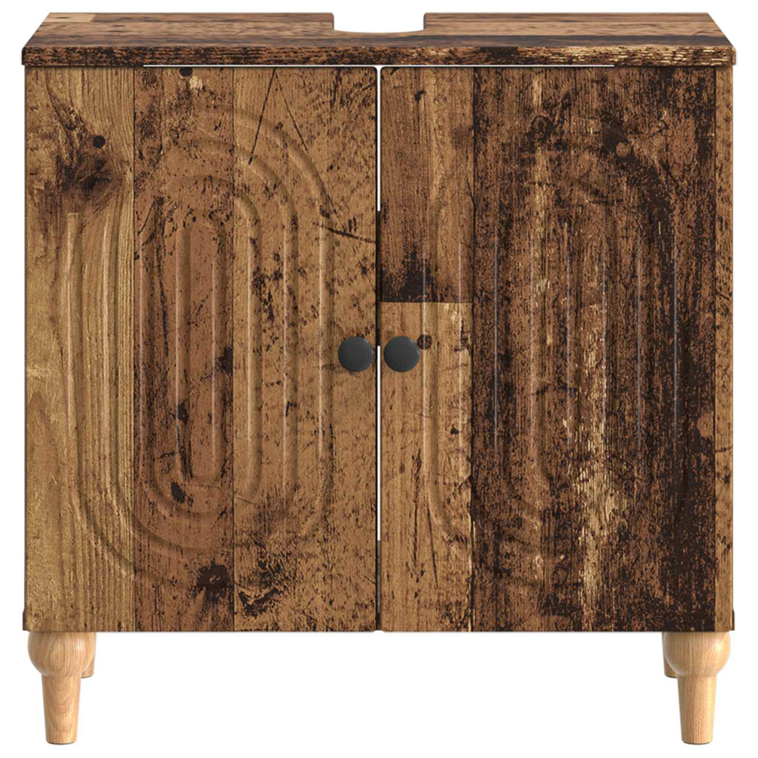 Badeværelsesskabsunder ALKMAAR Gammelt træ 59,5 x 31,5 x 59 cm