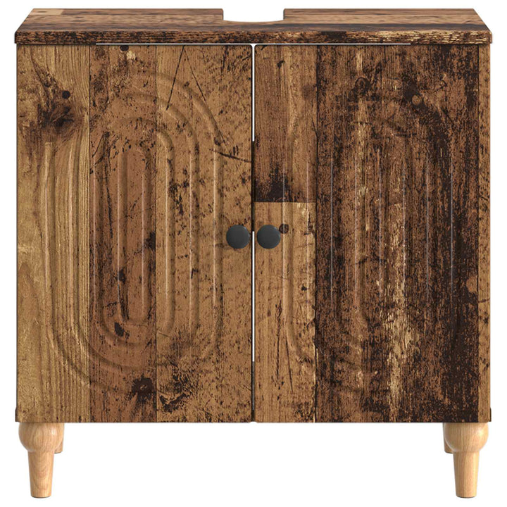 Badeværelsesskabsunder ALKMAAR Gammelt træ 59,5 x 31,5 x 59 cm
