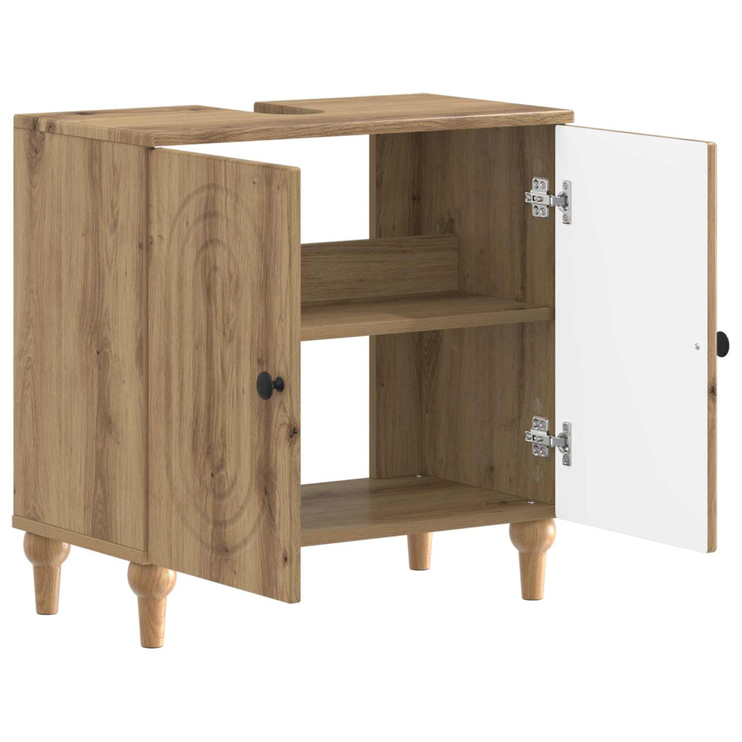 Badeværelsesskabsunder ALKMAAR Artisan-eg 59,5 x 31,5 x 59 cm