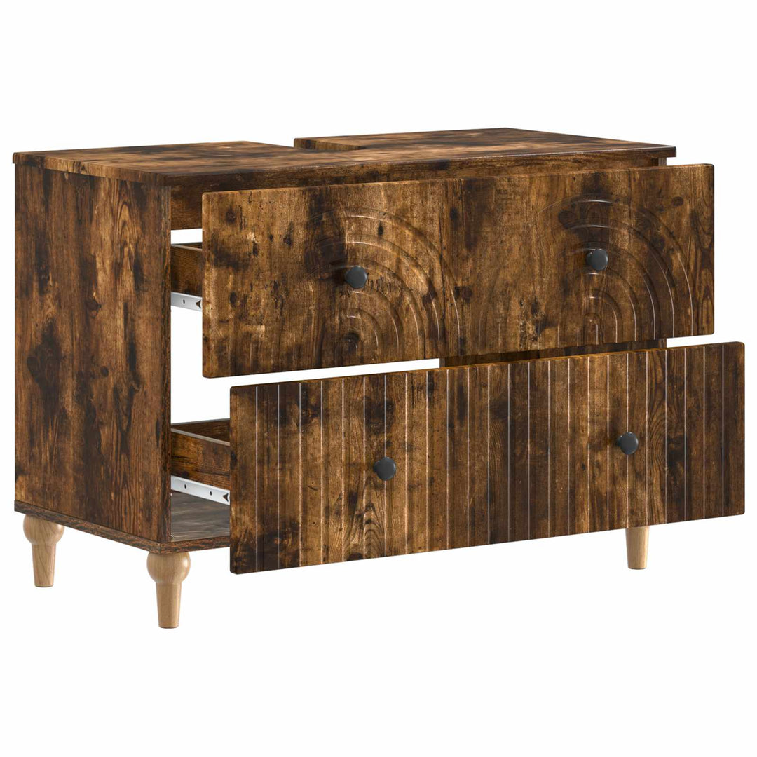 Badeværelsesskabsunder ALKMAAR Røget eg 82 x 41 x 59 cm