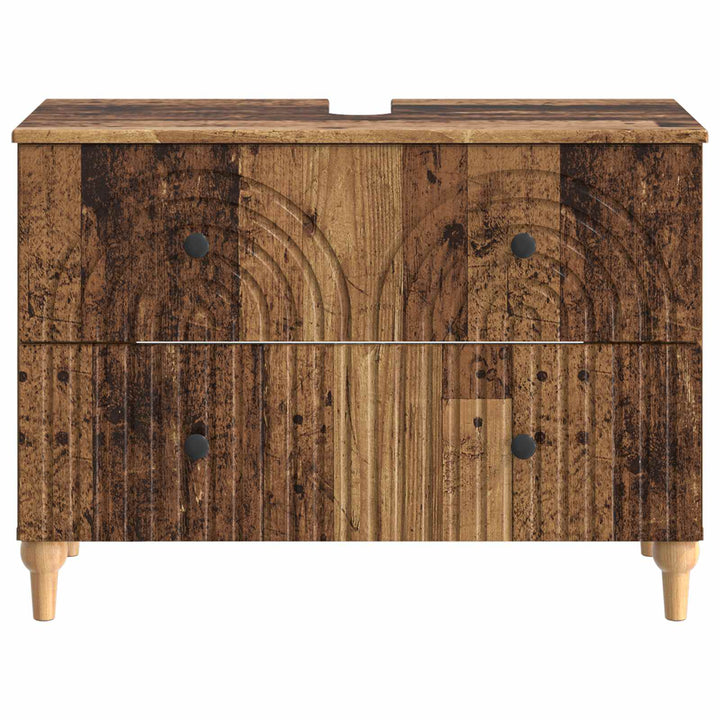 Badeværelsesskabsunder ALKMAAR Gammelt træ 82 x 41 x 59 cm