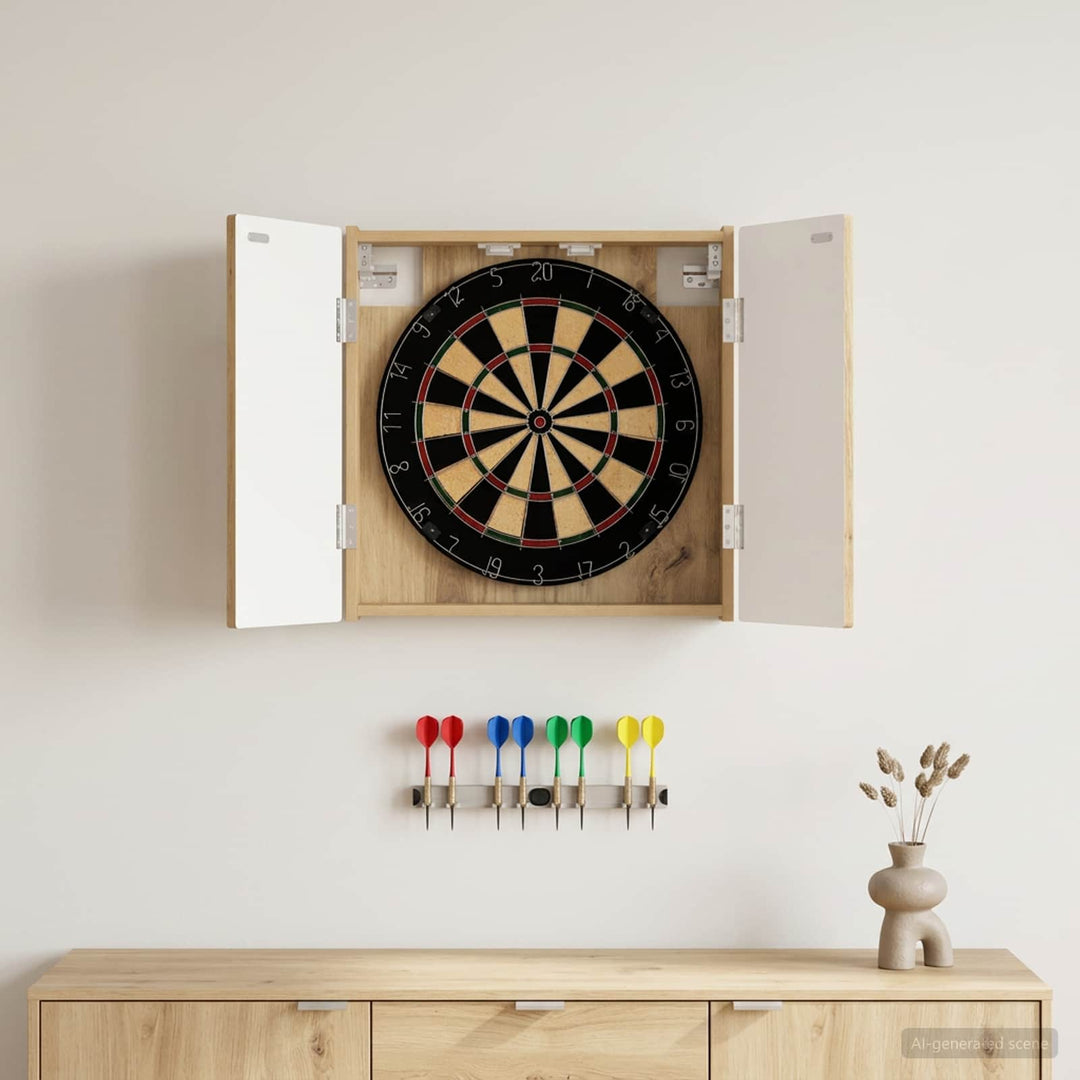 Dartboard Skab ALKMAAR Artisan-eg 52,5 x 10,5 x 53,5 cm
