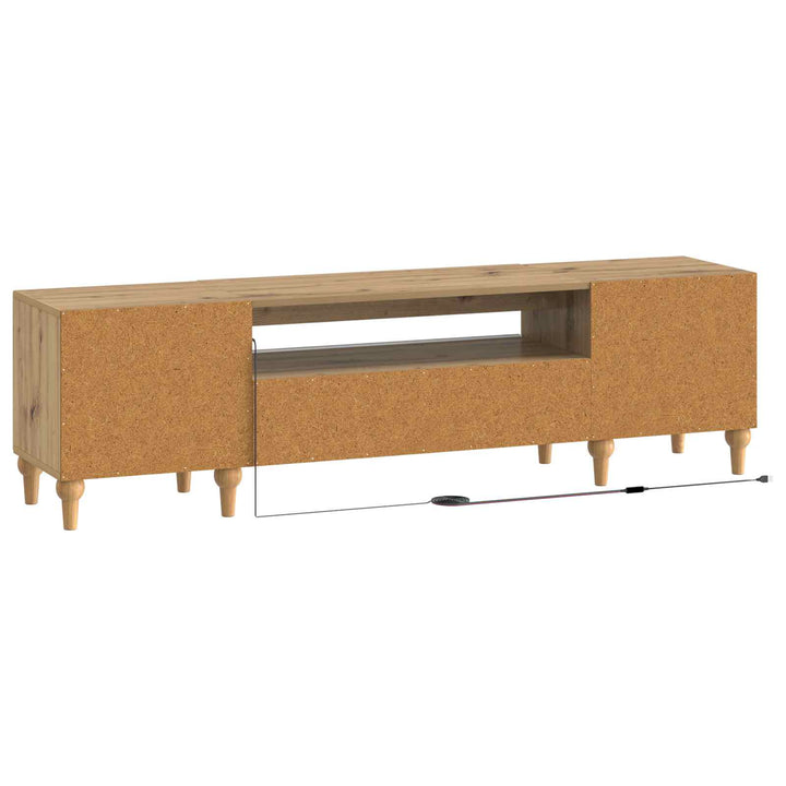 LED TV-skab ALKMAAR 153 x 35 x 43 cm Artisan-eg Konstrueret træ
