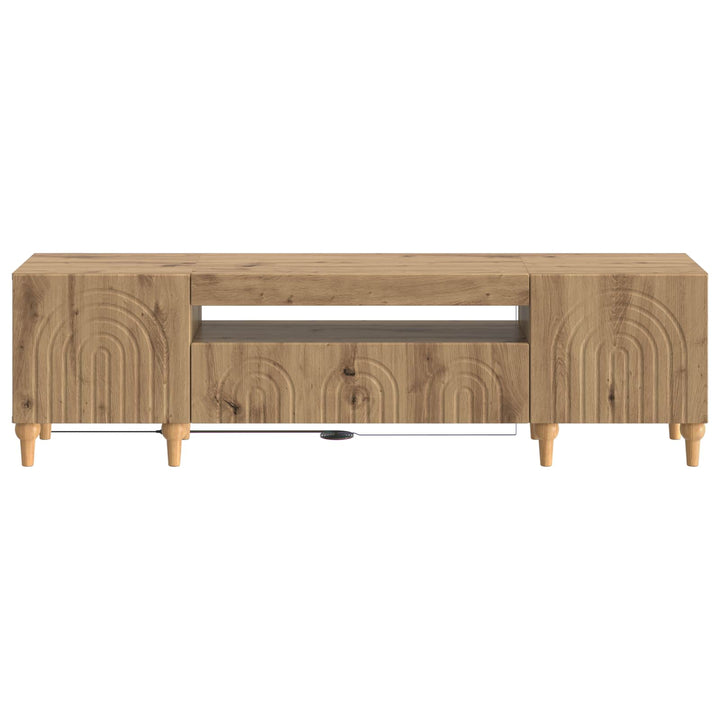 LED TV-skab Artisan-eg Konstrueret træ