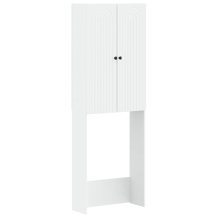 Toilet Skab ALKMAAR Hvid 66 x 25,5 x 190 cm Konstrueret træ