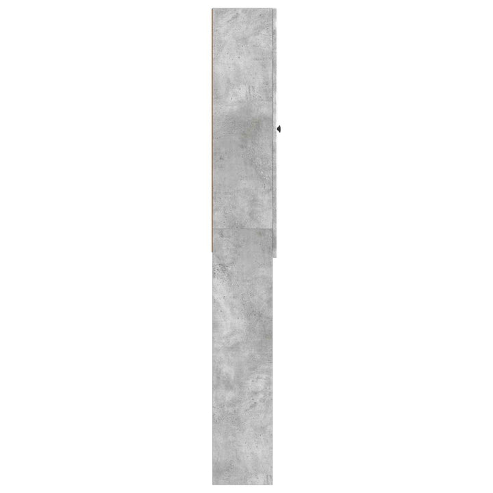 Toilet Skab ALKMAAR Betongrå 66 x 25,5 x 190 cm Konstrueret træ