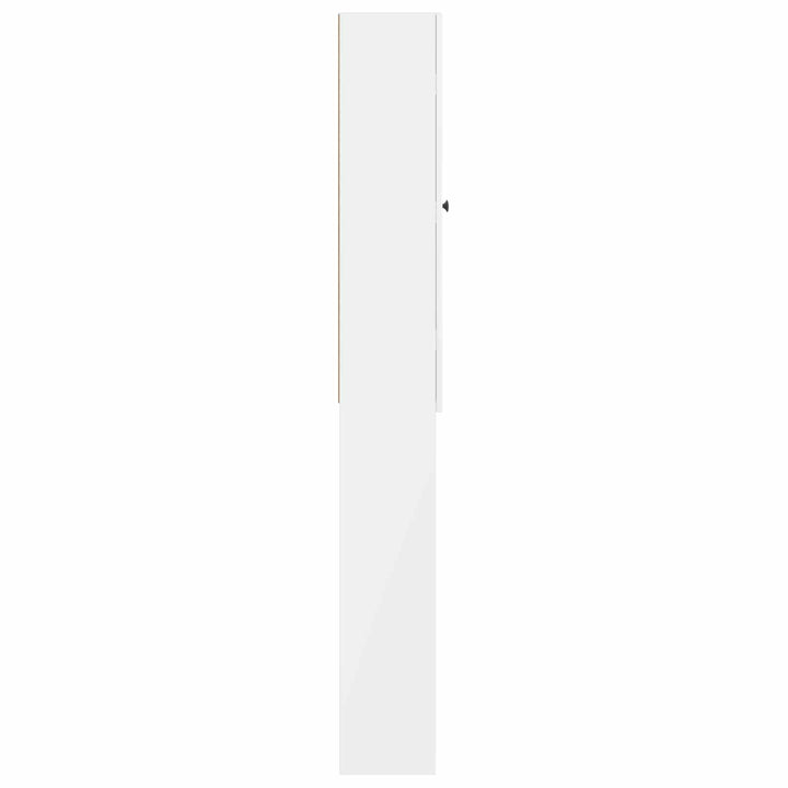 Toilet Skab ALKMAAR Hvid højglans 66 x 25,5 x 190 cm