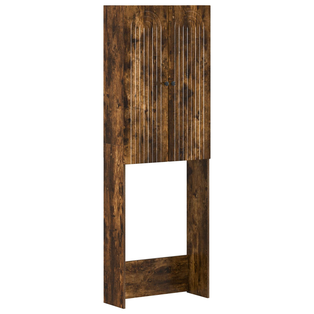 Toilet Skab ALKMAAR Røget eg 66 x 25,5 x 190 cm Konstrueret træ