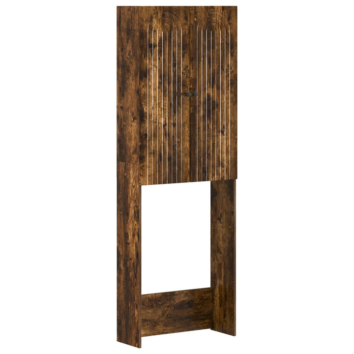 Toilet Skab ALKMAAR Røget eg 66 x 25,5 x 190 cm Konstrueret træ