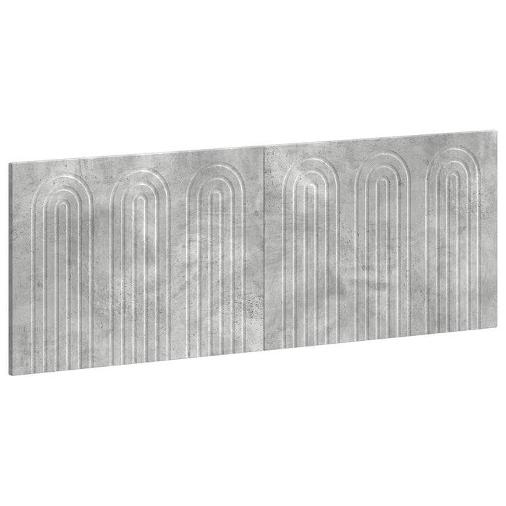 Væghængt hovedgærde ALKMAAR Betongrå Konstrueret træ