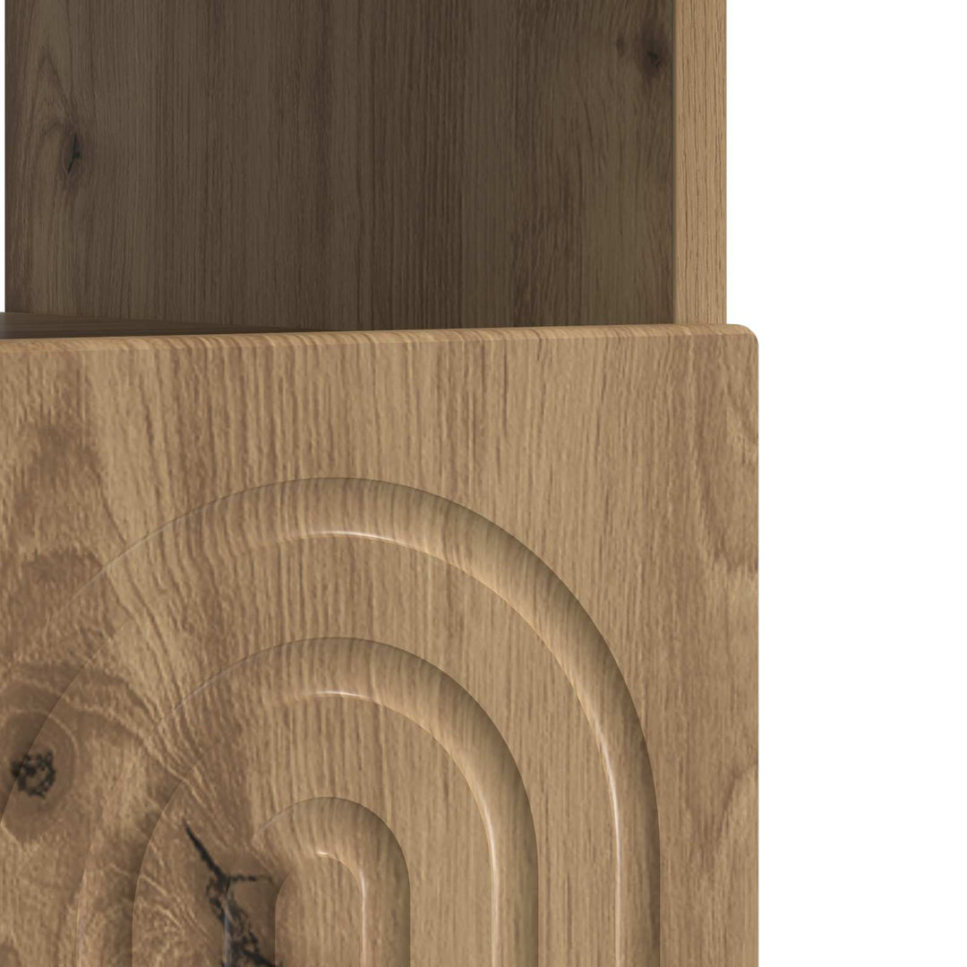 LED TV-skab Artisan-eg Konstrueret træ