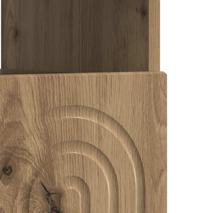LED TV-skab Artisan-eg Konstrueret træ