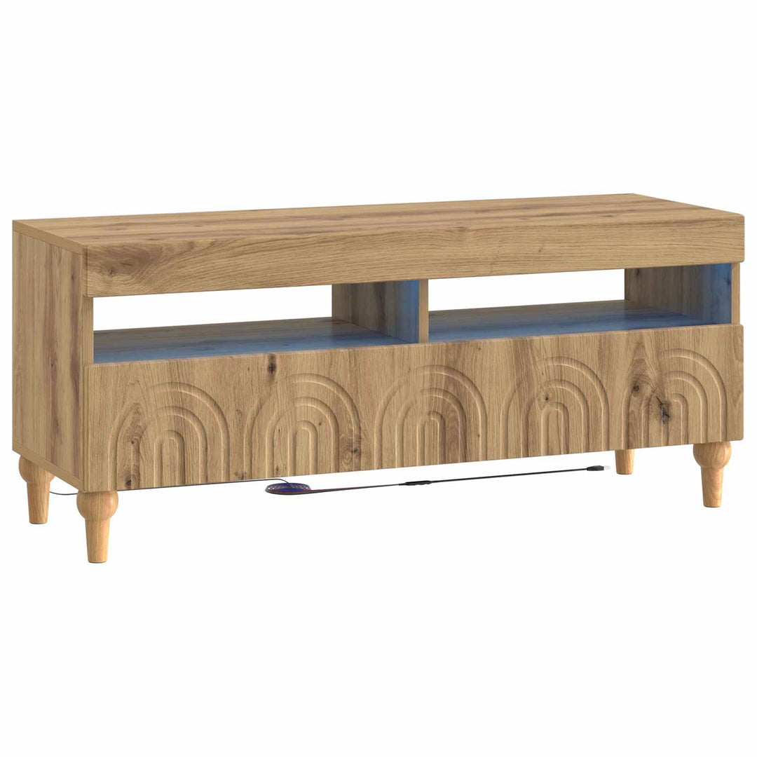 LED TV-skab Artisan-eg Konstrueret træ