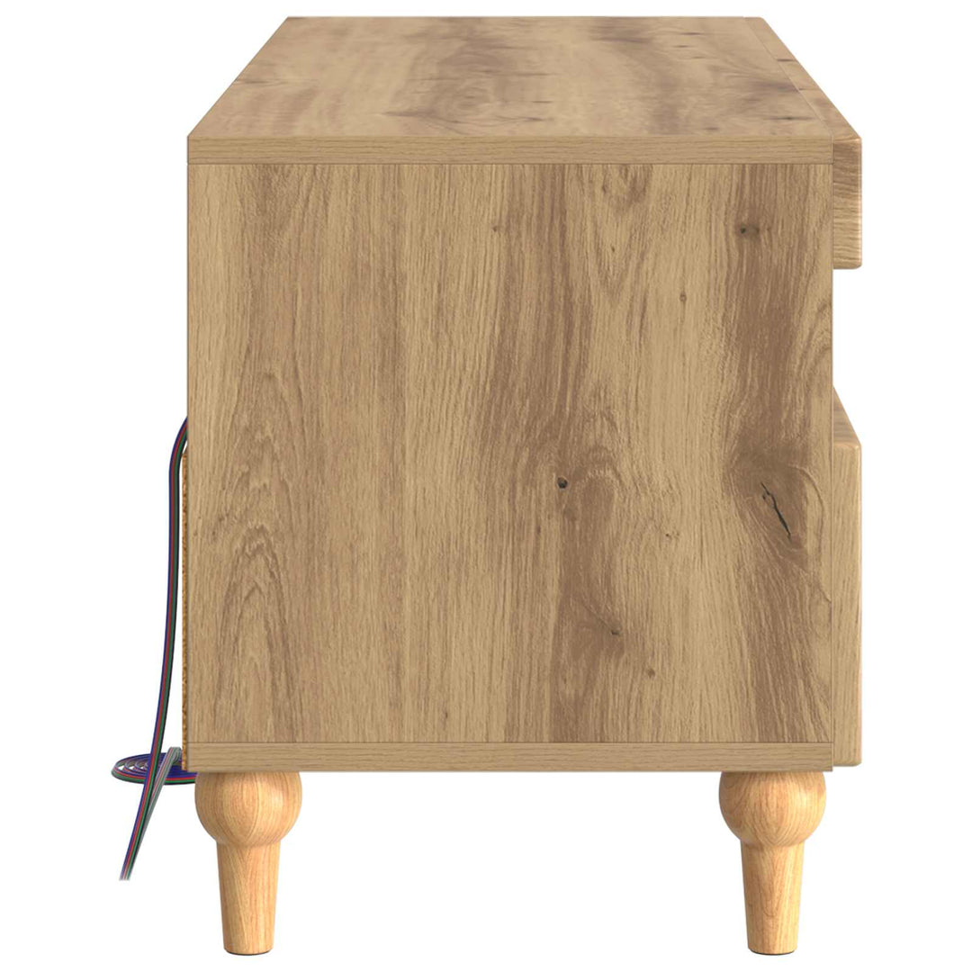 LED TV-skab Artisan-eg Konstrueret træ