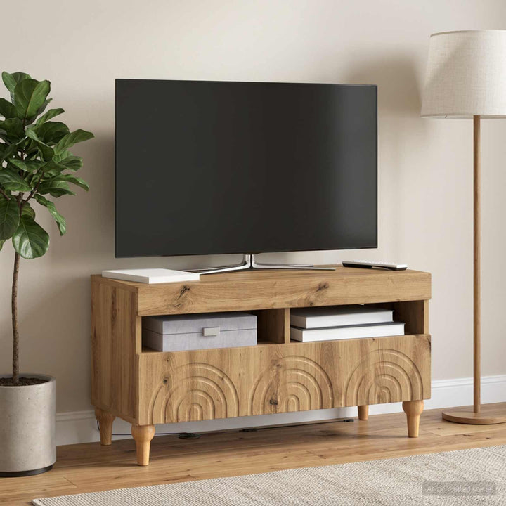 LED TV-skab Artisan-eg Konstrueret træ