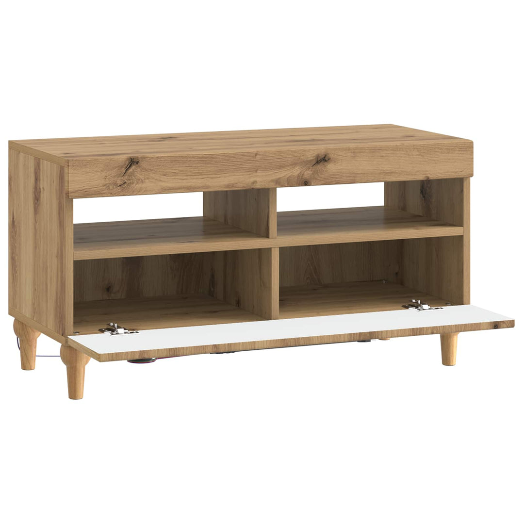 LED TV-skab Artisan-eg Konstrueret træ