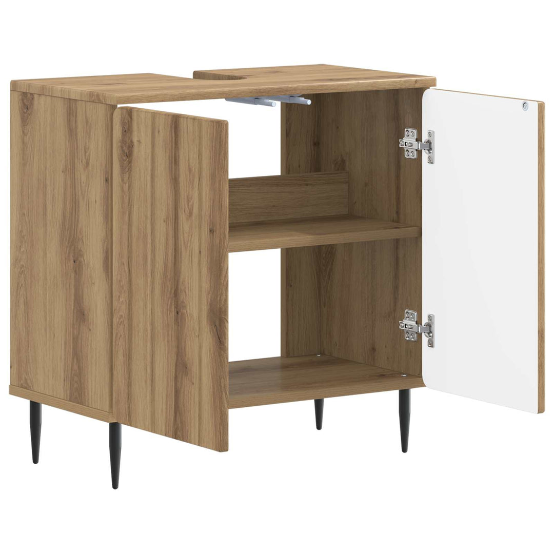 Badeværelsesskabsunder ZWOLLE Artisan-eg 59,5 x 31,5 x 59 cm