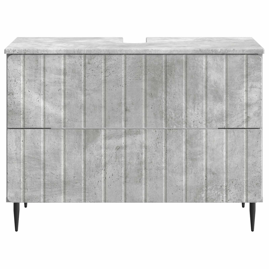 Badeværelsesskabsunder ZWOLLE Betongrå 82 x 41 x 58,5 cm