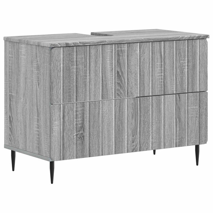 Badeværelsesskabsunder ZWOLLE Grå Sonoma 82 x 41 x 58,5 cm