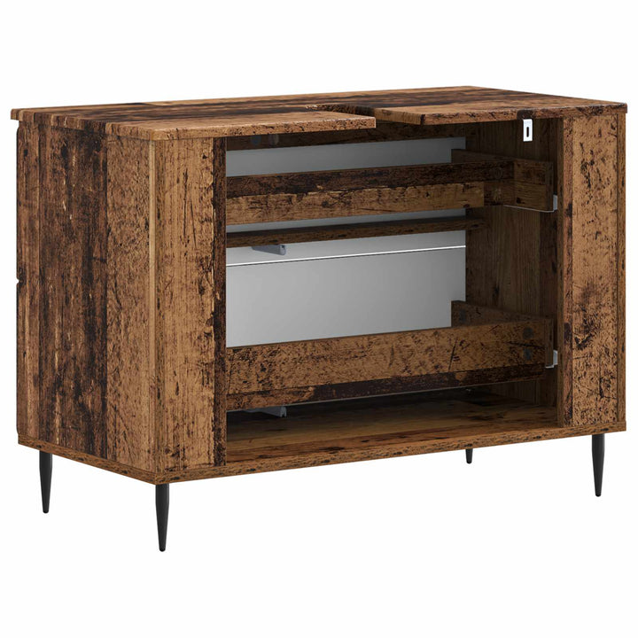 Badeværelsesskabsunder ZWOLLE Gammelt træ 82 x 41 x 58,5 cm
