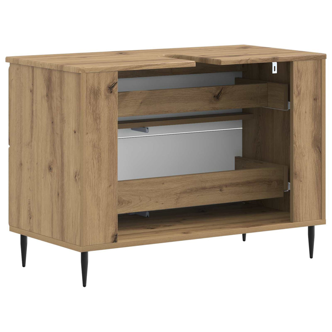 Badeværelsesskabsunder ZWOLLE Artisan-eg 82 x 41 x 58,5 cm