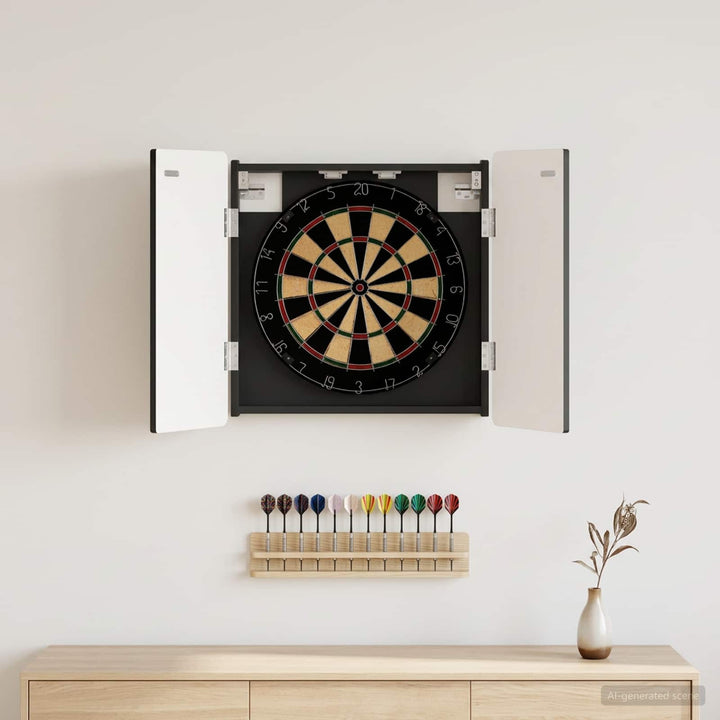 Dartboard Skab ZWOLLE Sort 52,5 x 10,5 x 57,5 cm