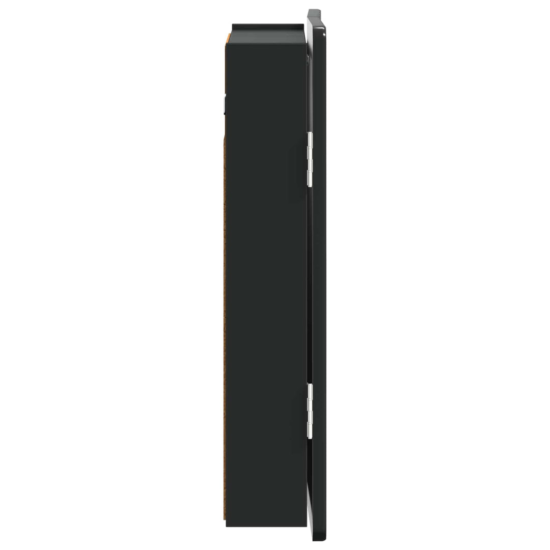 Dartboard Skab ZWOLLE Sort 52,5 x 10,5 x 57,5 cm