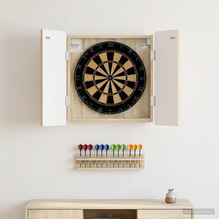Dartboard Skab ZWOLLE Sonoma-eg 52,5 x 10,5 x 57,5 cm