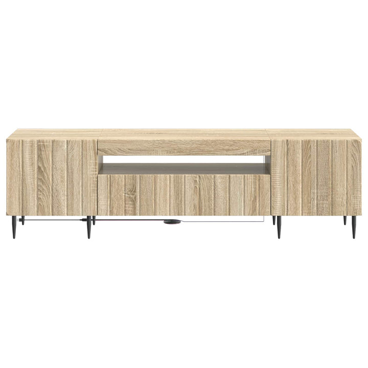 LED TV-skab Sonoma-eg Konstrueret træ