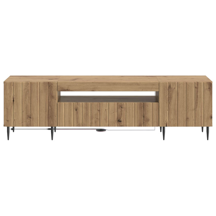 LED TV-skab Artisan-eg Konstrueret træ