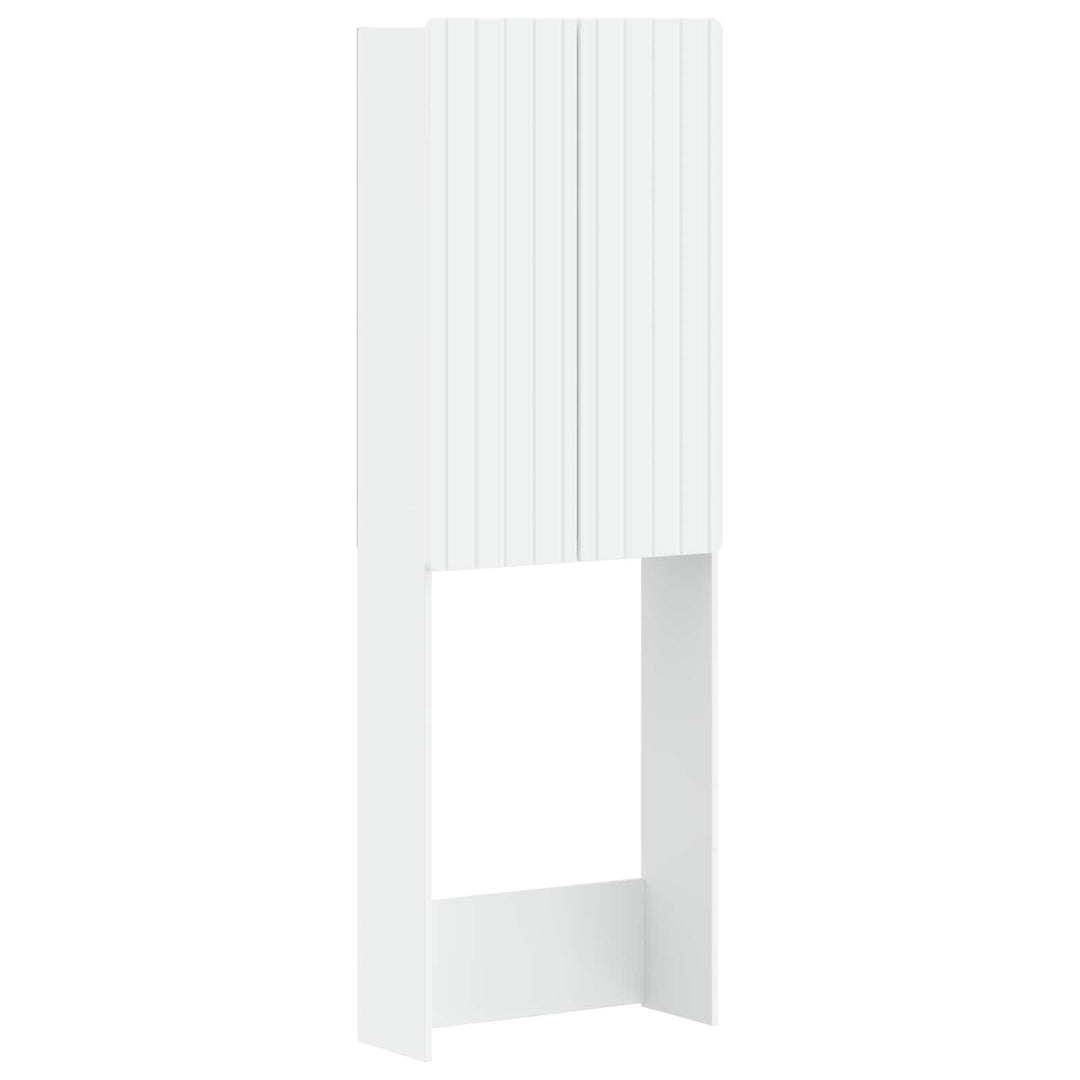 Toilet Skab ZWOLLE Hvid 66 x 25,5 x 190 cm Konstrueret træ