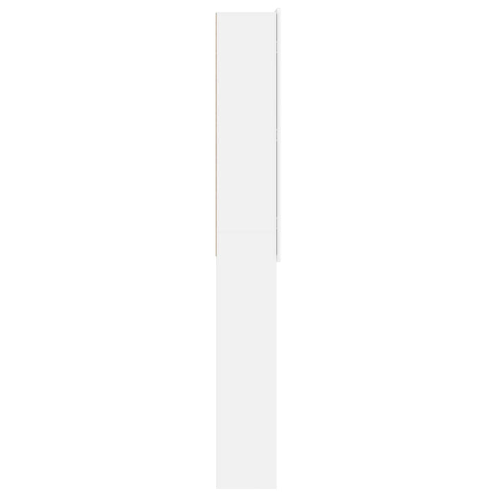 Toilet Skab ZWOLLE Hvid 66 x 25,5 x 190 cm Konstrueret træ