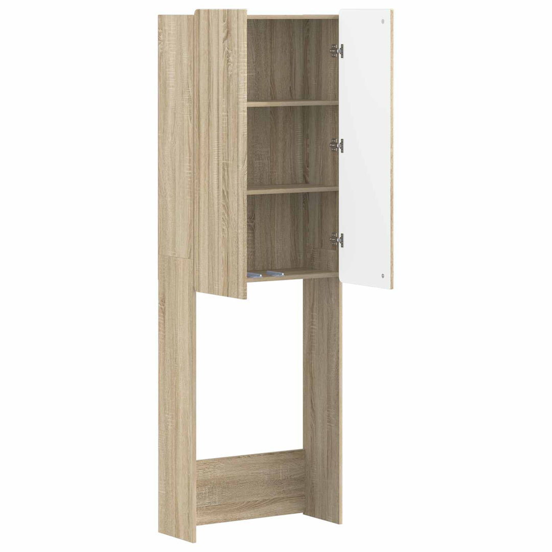 Toilet Skab ZWOLLE Sonoma-eg 66 x 25,5 x 190 cm Konstrueret træ