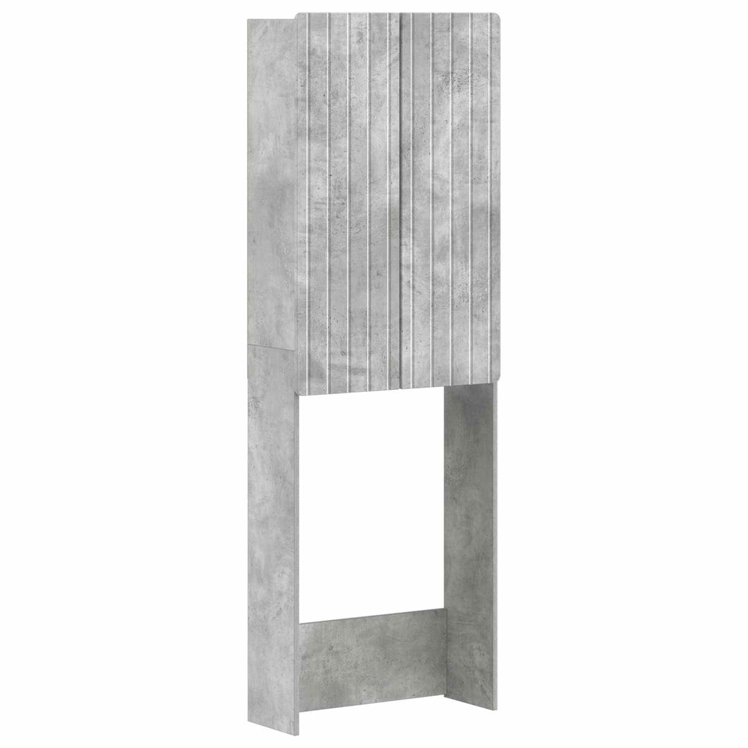 Toilet Skab ZWOLLE Betongrå 66 x 25,5 x 190 cm Konstrueret træ