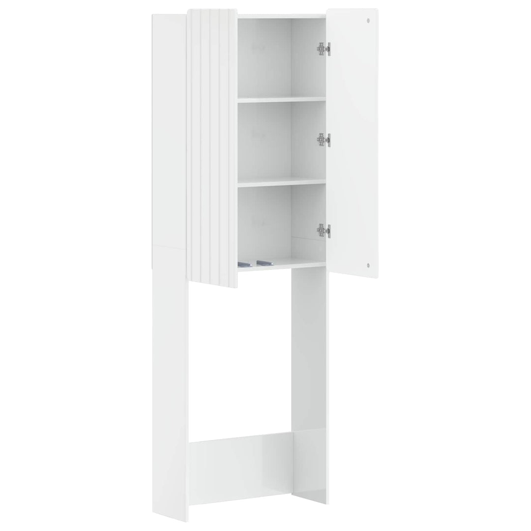 Toilet Skab ZWOLLE Hvid højglans 66 x 25,5 x 190 cm