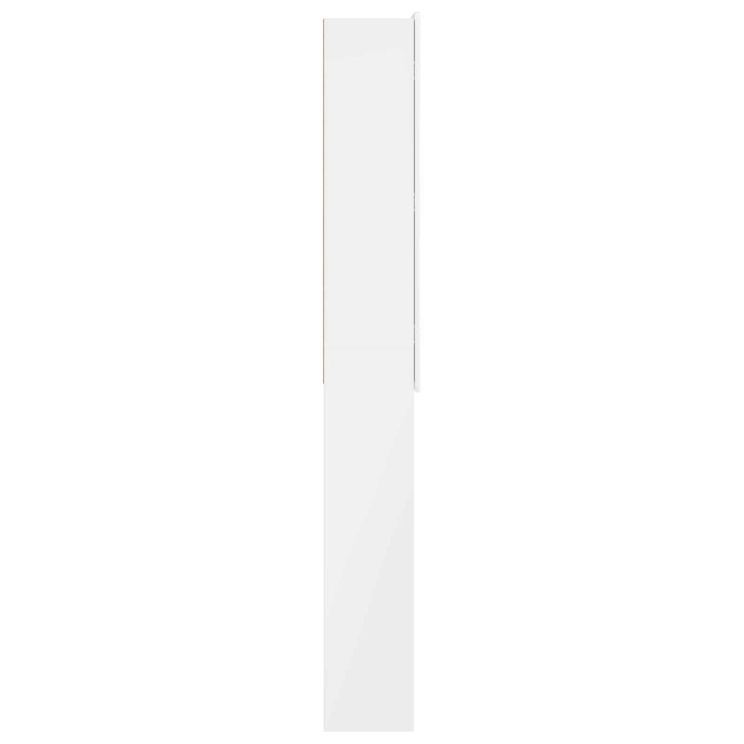Toilet Skab ZWOLLE Hvid højglans 66 x 25,5 x 190 cm