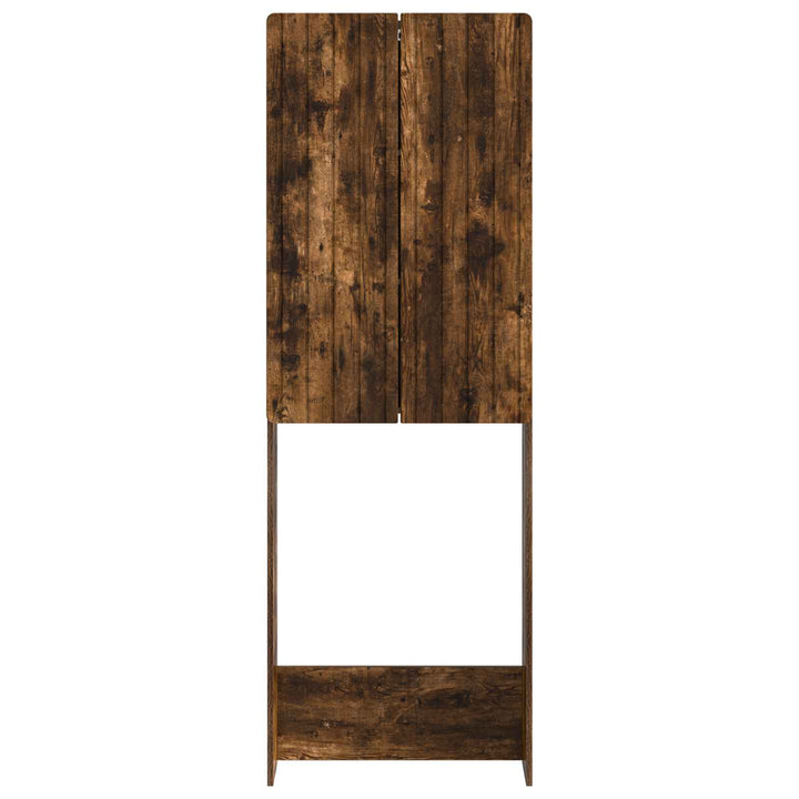 Toilet Skab ZWOLLE Røget eg 66 x 25,5 x 190 cm Konstrueret træ