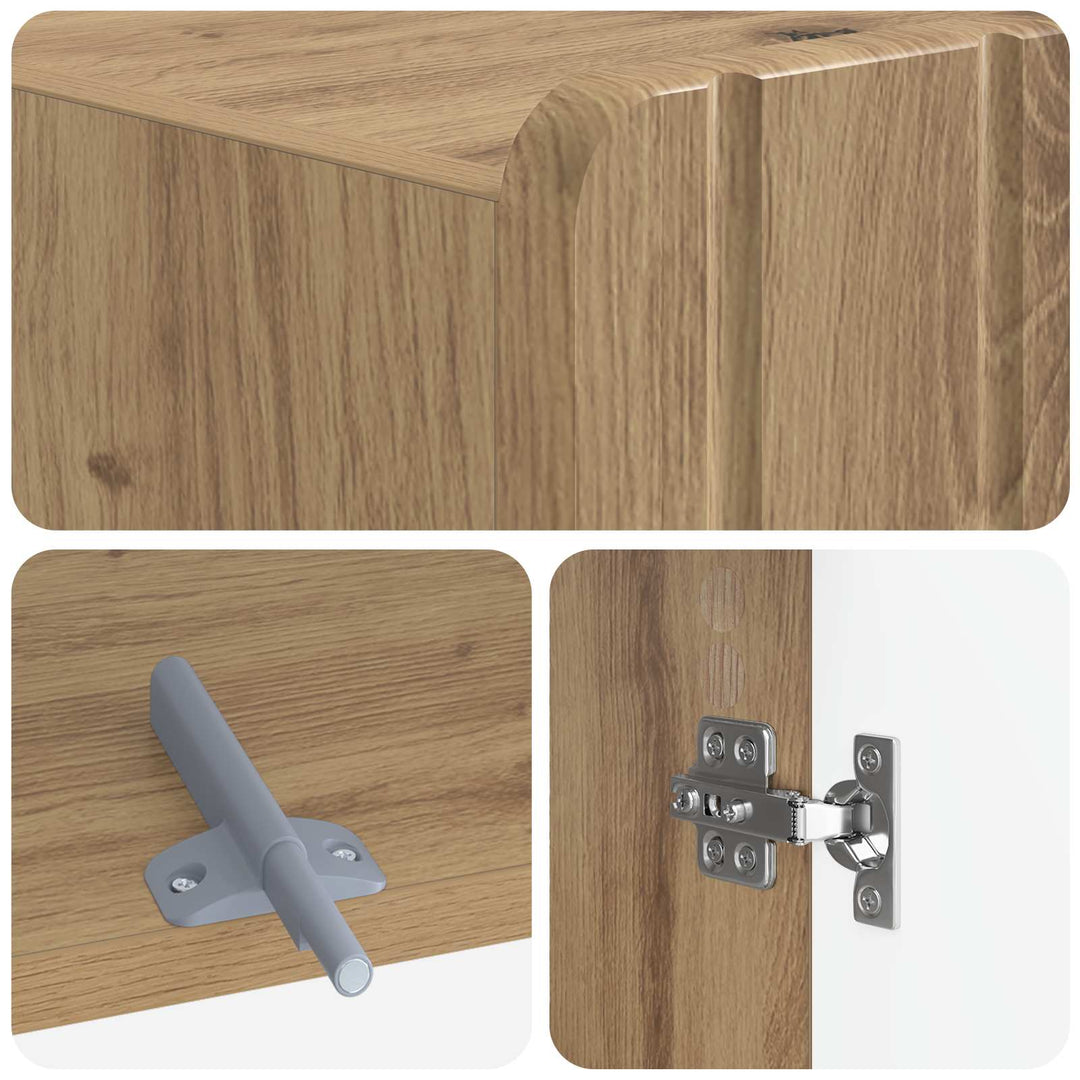 Toilet Skab ZWOLLE Artisan-eg 66 x 25,5 x 190 cm