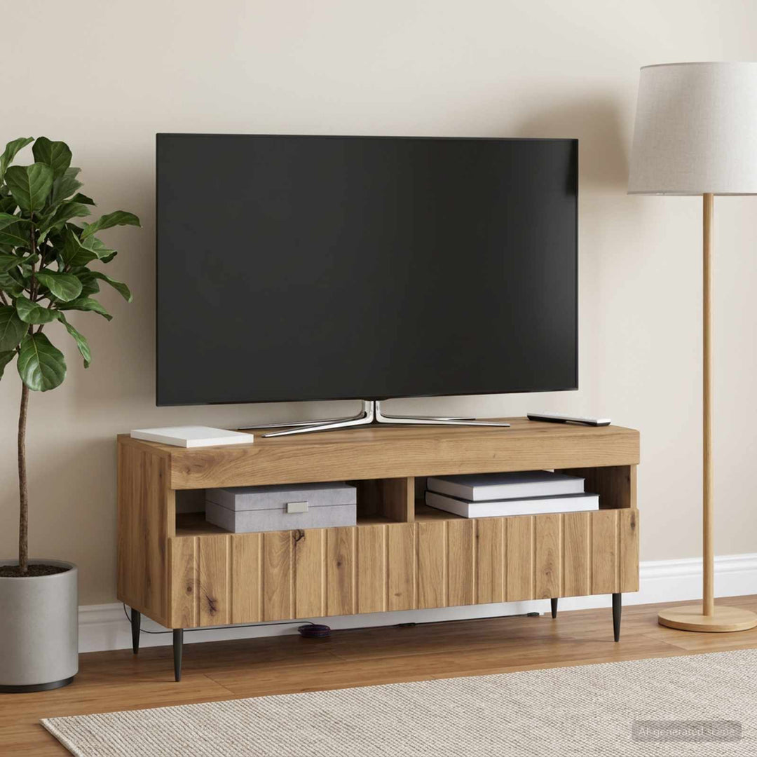 LED TV-skab Artisan-eg Konstrueret træ